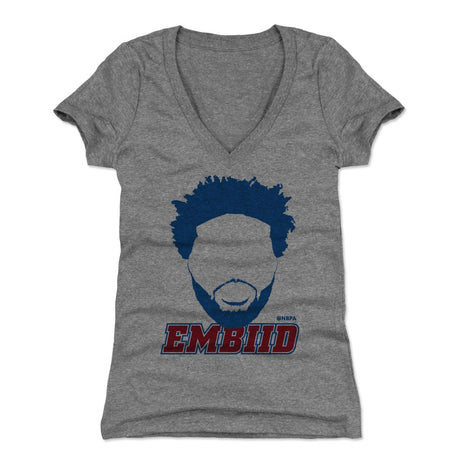 Joel Embiid Women's V-Neck T-Shirt | 500 LEVEL