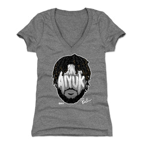 Brandon Aiyuk Women's V-Neck T-Shirt | 500 LEVEL
