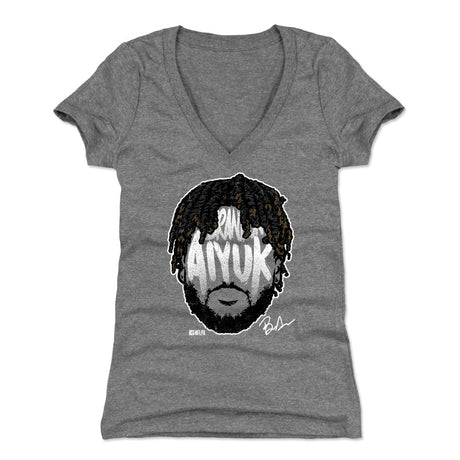 Brandon Aiyuk Women's V-Neck T-Shirt | 500 LEVEL