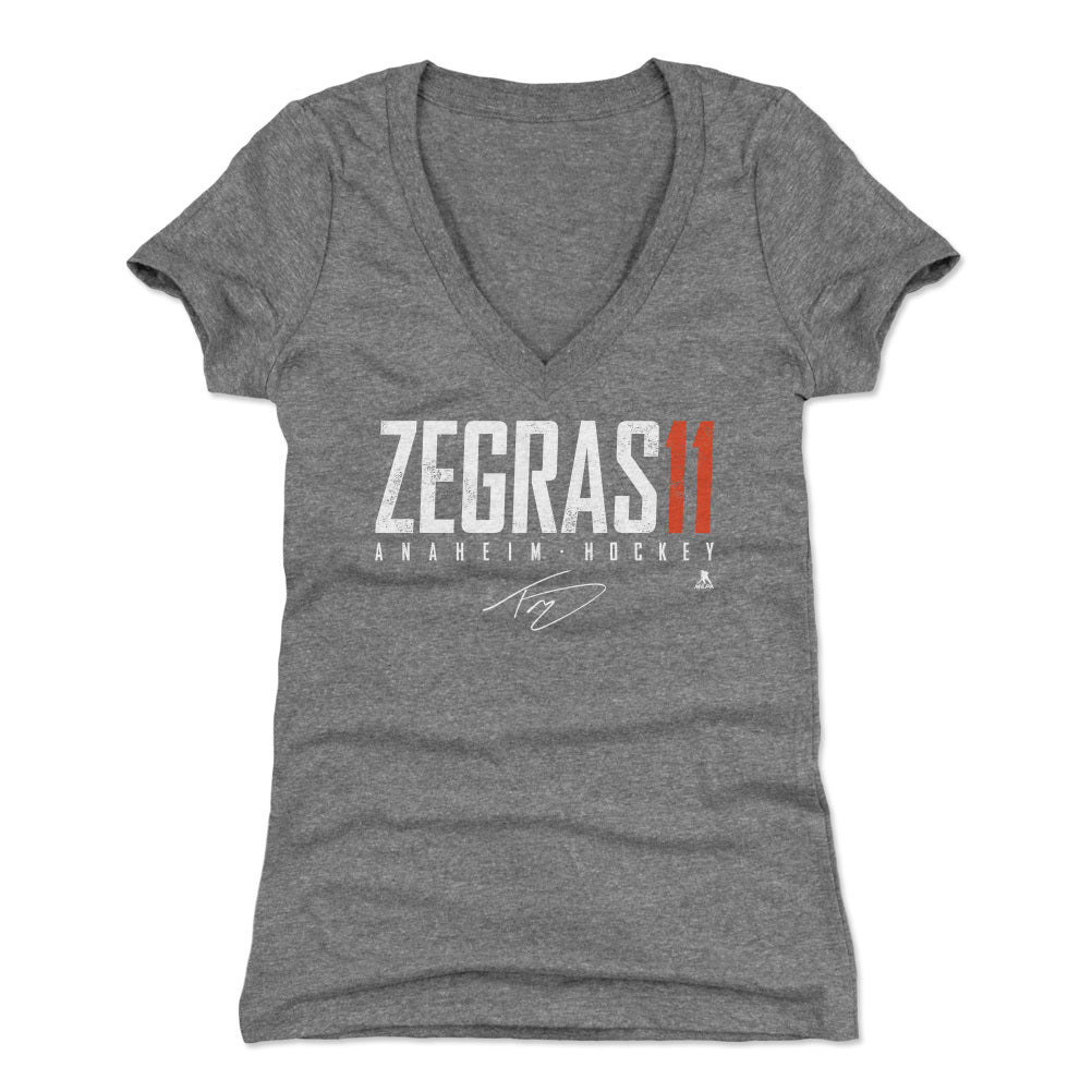 Trevor Zegras Women's T-Shirt - White - Anaheim | 500 Level