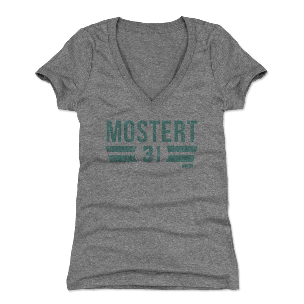Raheem Mostert Women&#39;s V-Neck T-Shirt | 500 LEVEL