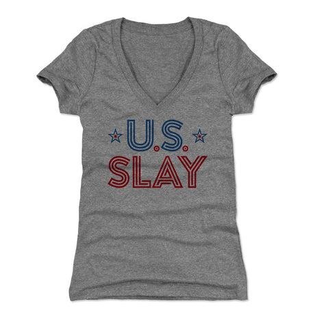 USA Women's V-Neck T-Shirt | 500 LEVEL