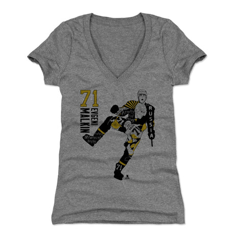 Evgeni Malkin Women's V-Neck T-Shirt | 500 LEVEL