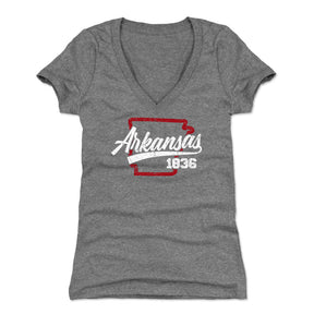 Arkansas Women's V-Neck T-Shirt | 500 LEVEL