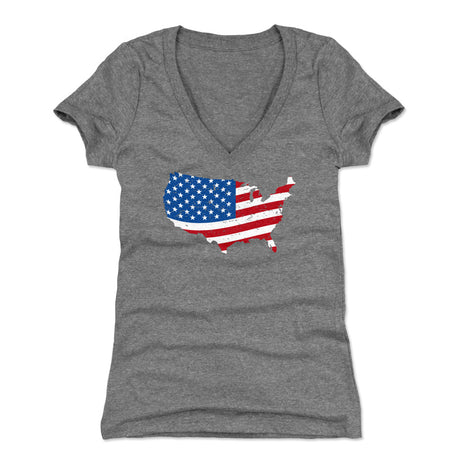 American Pride Women's V-Neck T-Shirt | 500 LEVEL