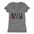Coby White Women's V-Neck T-Shirt | 500 LEVEL