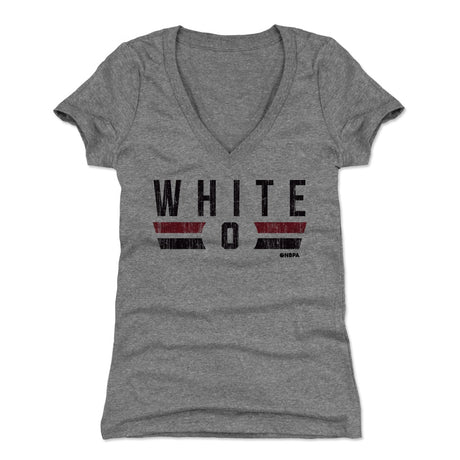 Coby White Women's V-Neck T-Shirt | 500 LEVEL