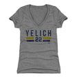 Christian Yelich Women's V-Neck T-Shirt | 500 LEVEL