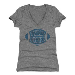 Taylor Decker Women's V-Neck T-Shirt | 500 LEVEL