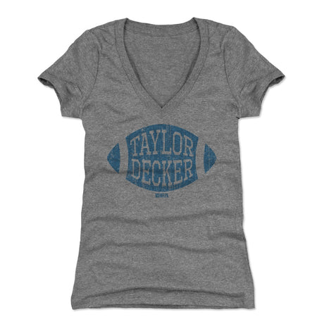 Taylor Decker Women's V-Neck T-Shirt | 500 LEVEL