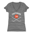 Sean Couturier Women's V-Neck T-Shirt | 500 LEVEL