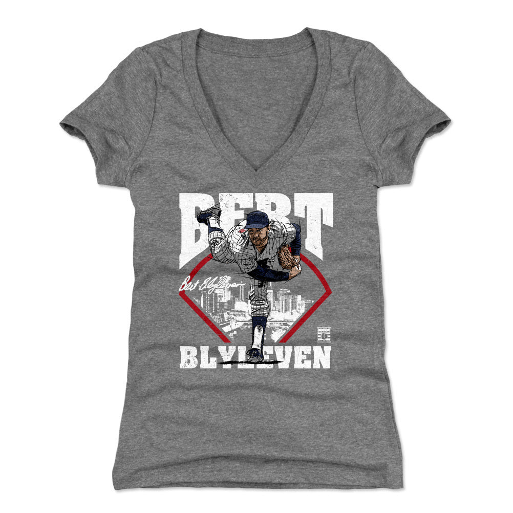 Bert Blyleven Women's V-Neck T-Shirt | 500 LEVEL