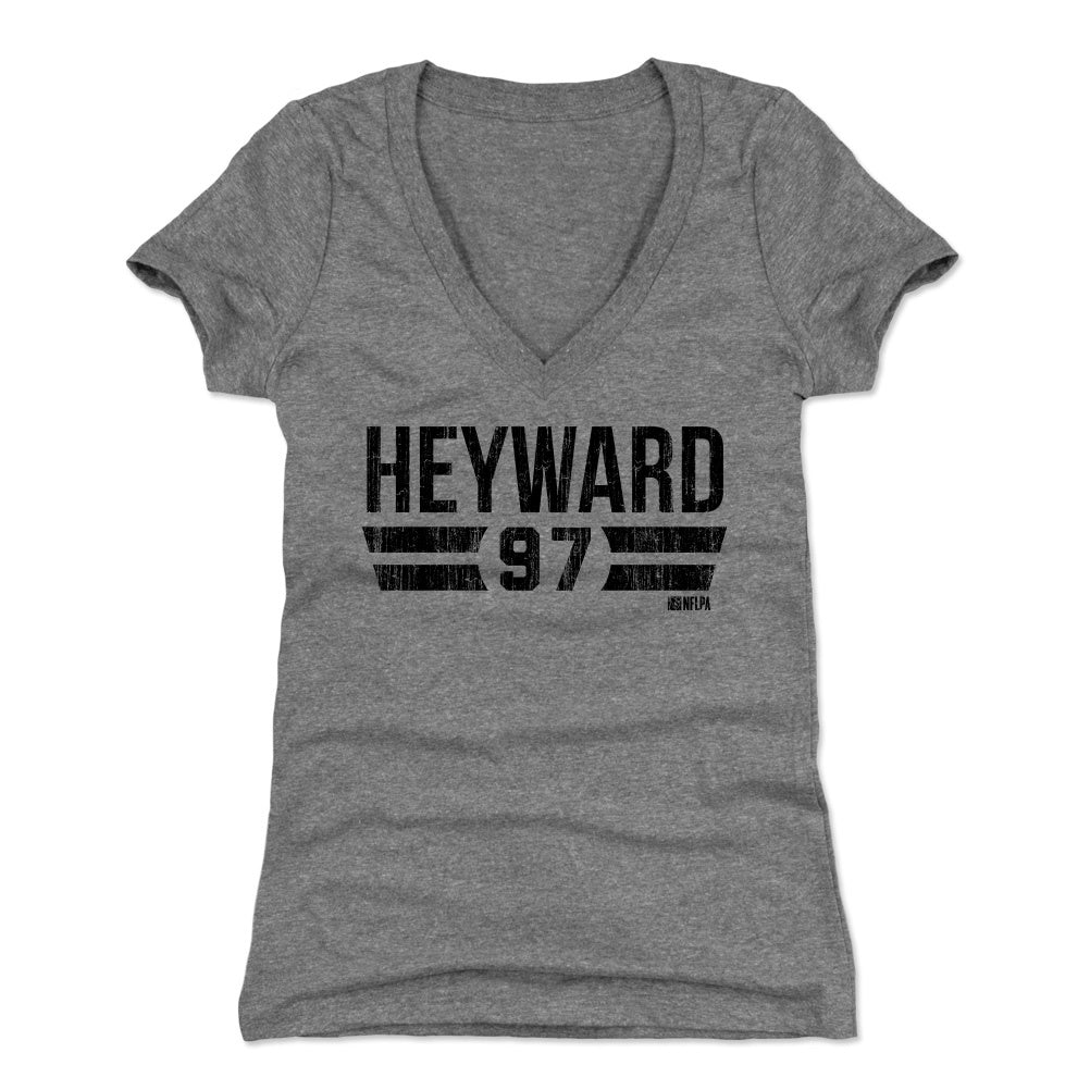 Cameron Heyward Women's V-Neck T-Shirt | 500 LEVEL