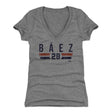 Javier Baez Women's V-Neck T-Shirt | 500 LEVEL