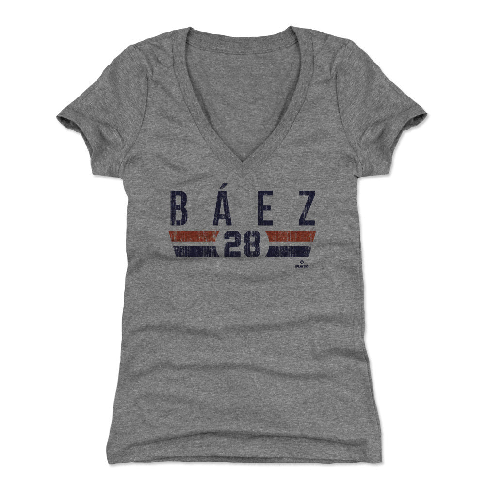 Javier Baez Women&#39;s V-Neck T-Shirt | 500 LEVEL