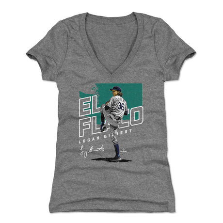 Logan Gilbert Women's V-Neck T-Shirt | 500 LEVEL