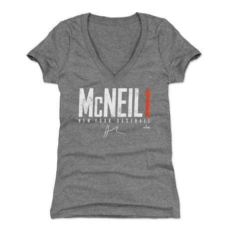 Jeff McNeil Women's V-Neck T-Shirt | 500 LEVEL