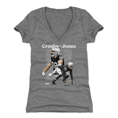 Maxx Crosby Women's V-Neck T-Shirt | 500 LEVEL