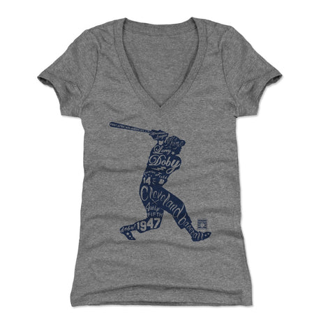 Larry Doby Women's V-Neck T-Shirt | 500 LEVEL