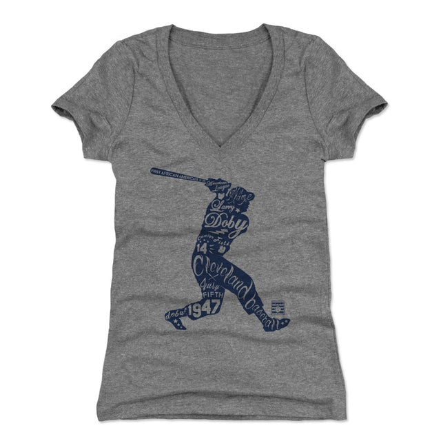 Larry Doby Women's V-Neck T-Shirt | 500 LEVEL