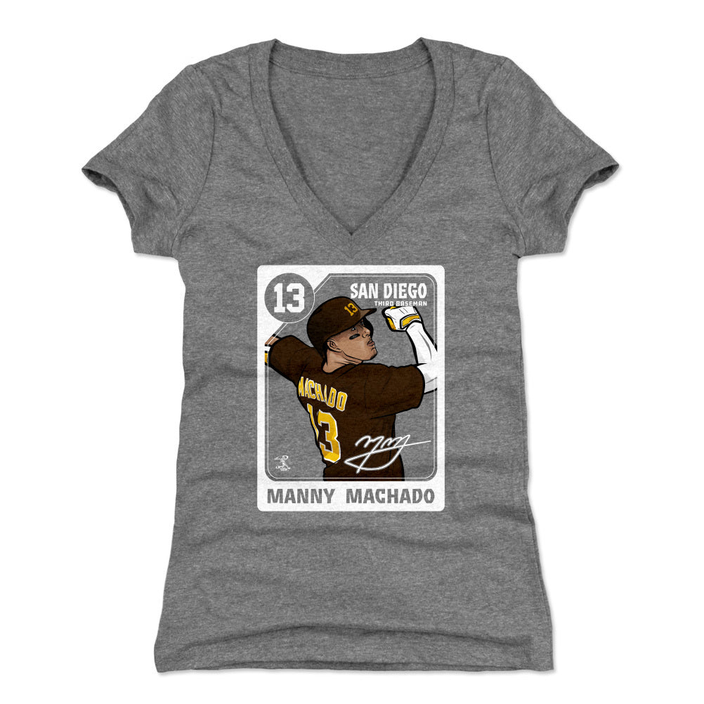 Manny Machado Women's V-Neck T-Shirt | 500 LEVEL