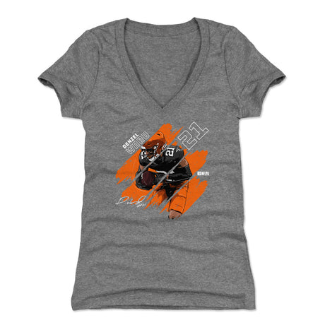 Denzel Ward Women's V-Neck T-Shirt | 500 LEVEL