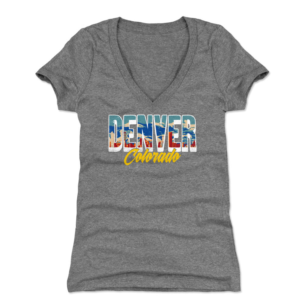 Denver Women's V-Neck T-Shirt | 500 LEVEL