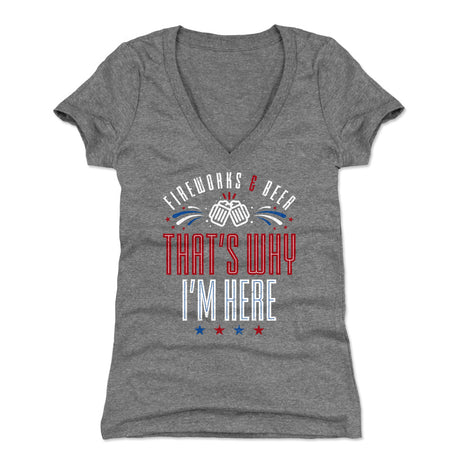 USA Women's V-Neck T-Shirt | 500 LEVEL