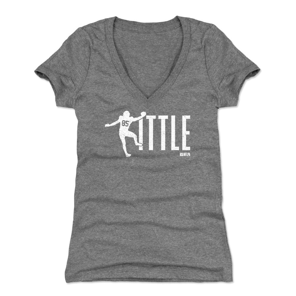 George Kittle Women's V-Neck T-Shirt | 500 LEVEL