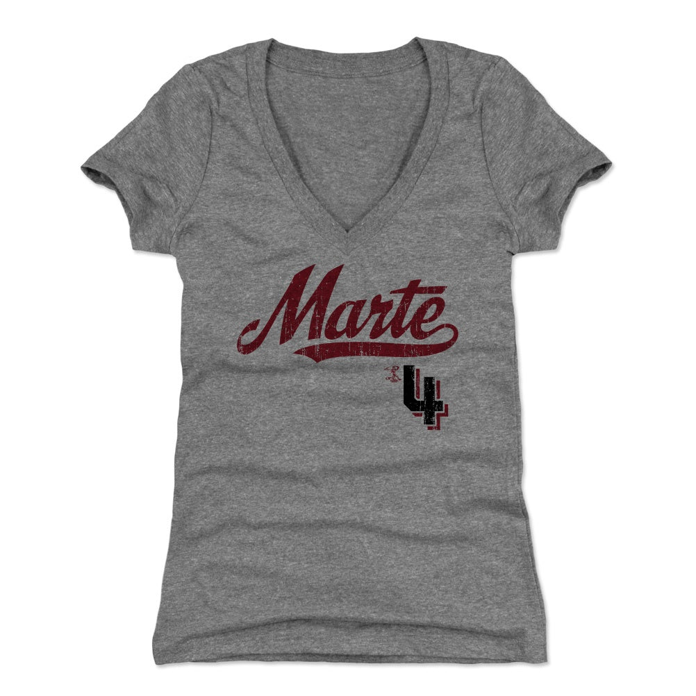 Ketel Marte Women's V-Neck T-Shirt | 500 LEVEL