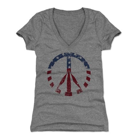Peace Sign Women's V-Neck T-Shirt | 500 LEVEL