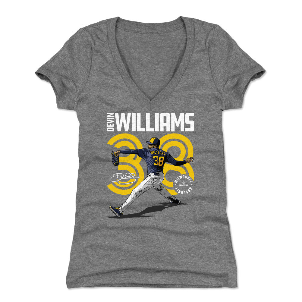 Devin Williams Women&#39;s V-Neck T-Shirt | 500 LEVEL