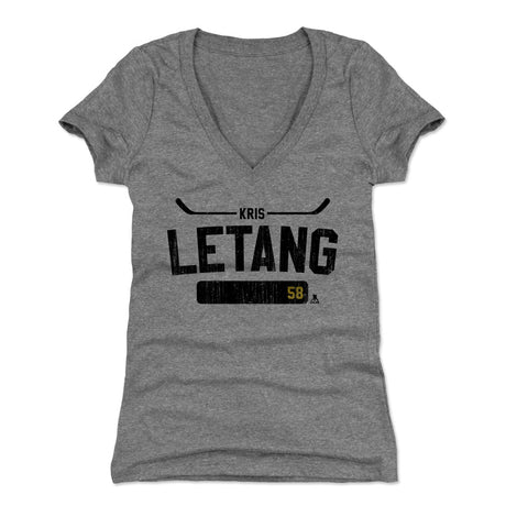 Kris Letang Women's V-Neck T-Shirt | 500 LEVEL
