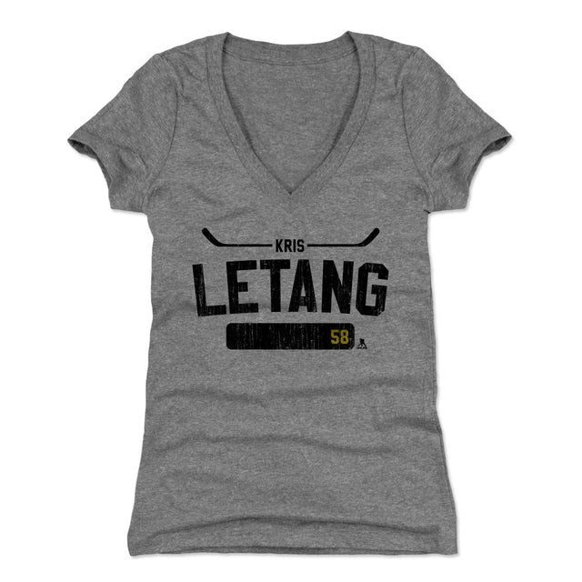Kris Letang Women's V-Neck T-Shirt | 500 LEVEL