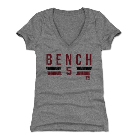 Johnny Bench Women's V-Neck T-Shirt | 500 LEVEL
