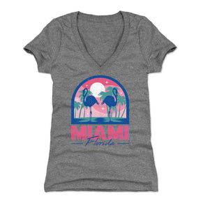 Miami Women's V-Neck T-Shirt | 500 LEVEL