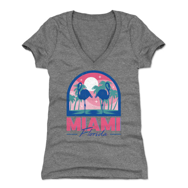 Miami Women's V-Neck T-Shirt | 500 LEVEL