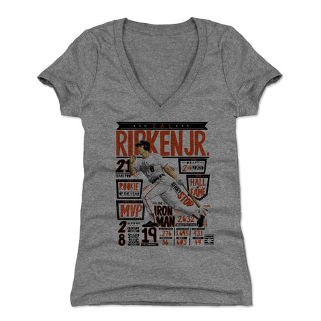 Cal Ripken Jr. Women's V-Neck T-Shirt | 500 LEVEL