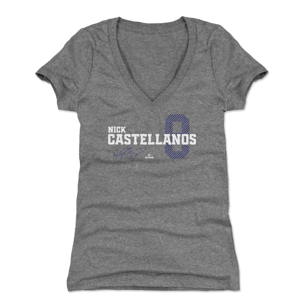 Nick Castellanos Women's V-Neck T-Shirt | 500 LEVEL