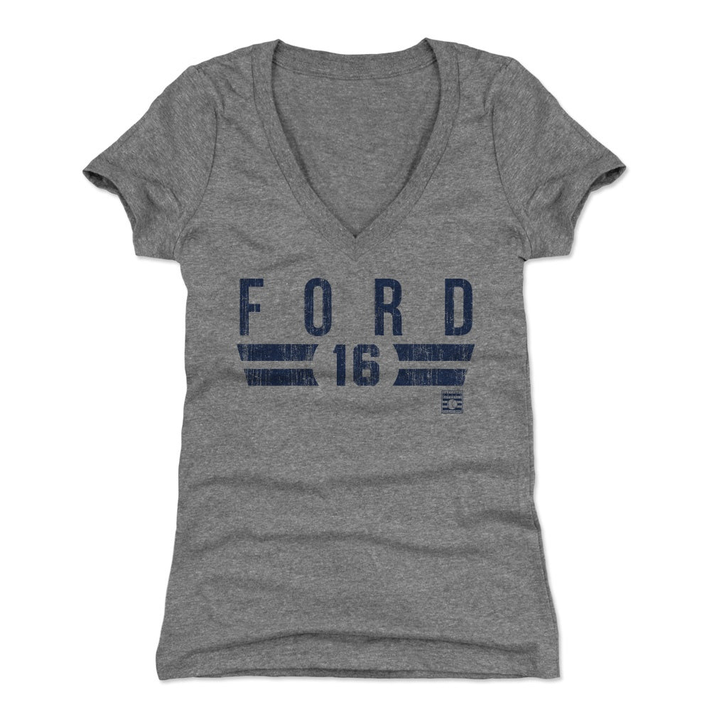 Whitey Ford Women&#39;s V-Neck T-Shirt | 500 LEVEL