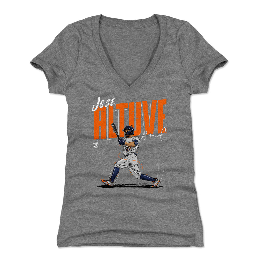 Jose Altuve Women's V-Neck T-Shirt | 500 LEVEL