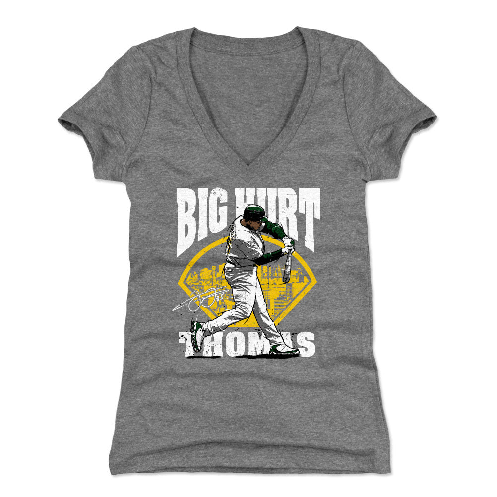 Frank Thomas Women's V-Neck T-Shirt | 500 LEVEL