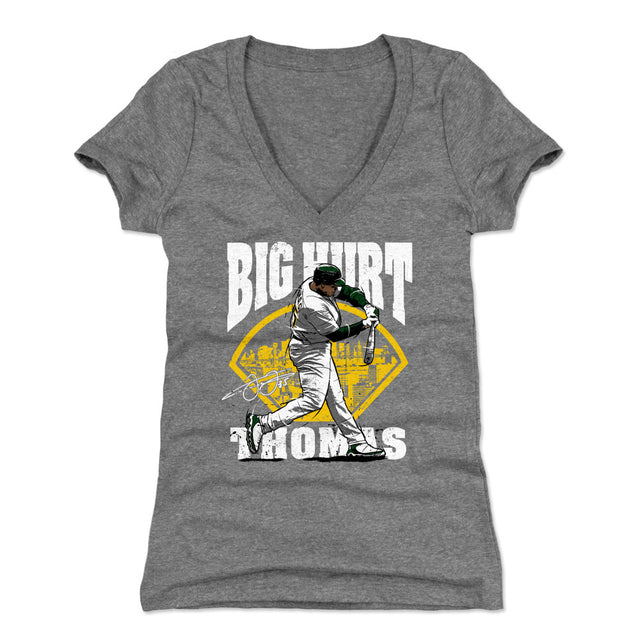 Frank Thomas Women's V-Neck T-Shirt | 500 LEVEL