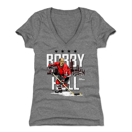 Bobby Hull Women's V-Neck T-Shirt | 500 LEVEL