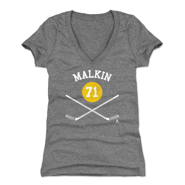 Evgeni Malkin Women's V-Neck T-Shirt | 500 LEVEL