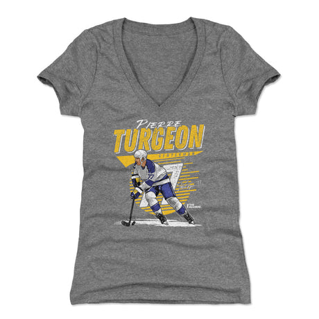 Pierre Turgeon Women's V-Neck T-Shirt | 500 LEVEL