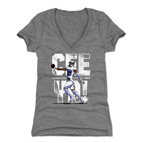 CeeDee Lamb Women's V-Neck T-Shirt | 500 LEVEL