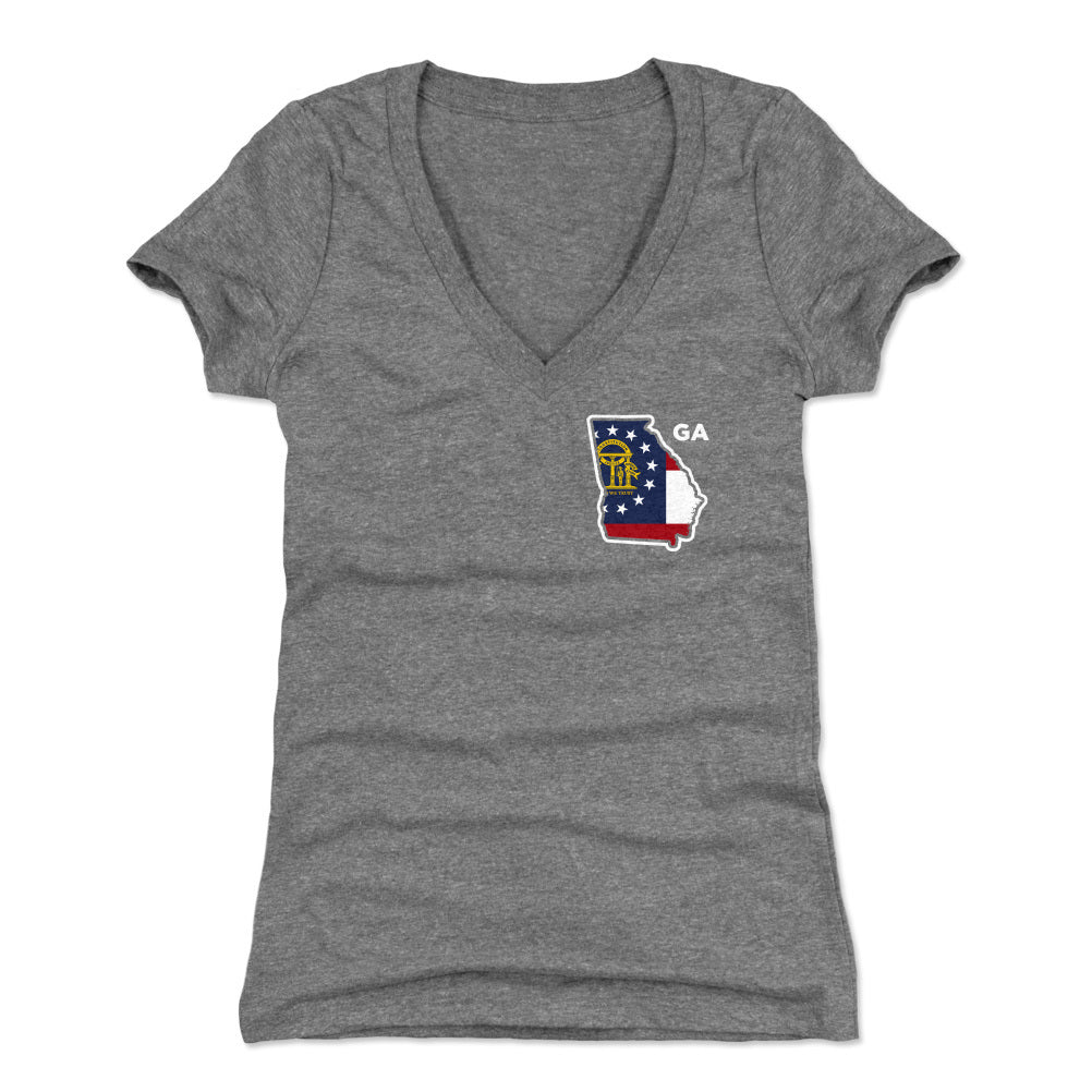 Georgia Women&#39;s V-Neck T-Shirt | 500 LEVEL