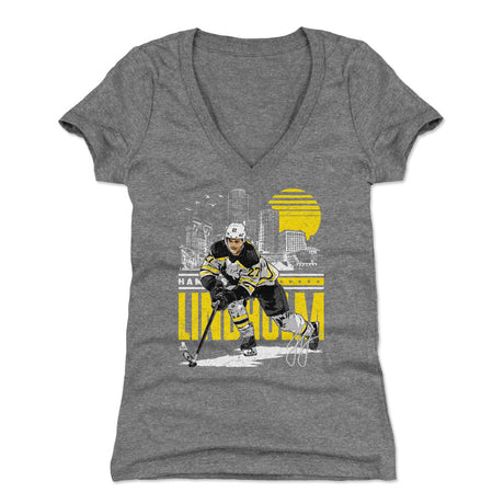 Hampus Lindholm Women's V-Neck T-Shirt | 500 LEVEL