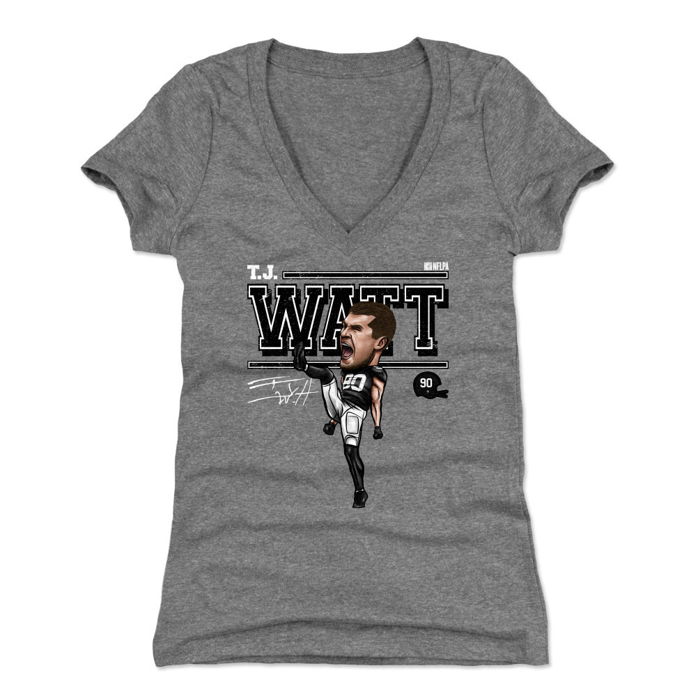T.J. Watt Women's V-Neck T-Shirt | 500 LEVEL